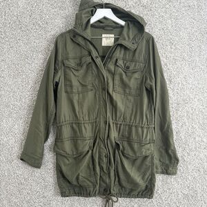Abercrombie & Fitch Jacket Womens XS Army Green Military‎ Hooded